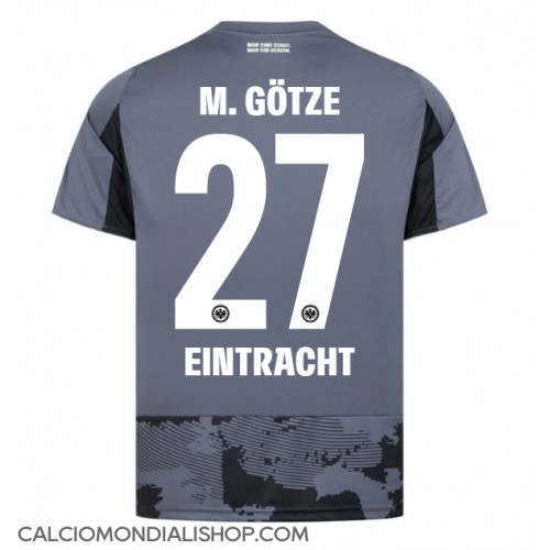Maglie da calcio Eintracht Frankfurt Mario Gotze #27 Terza Maglia 2025-26 Manica Corta